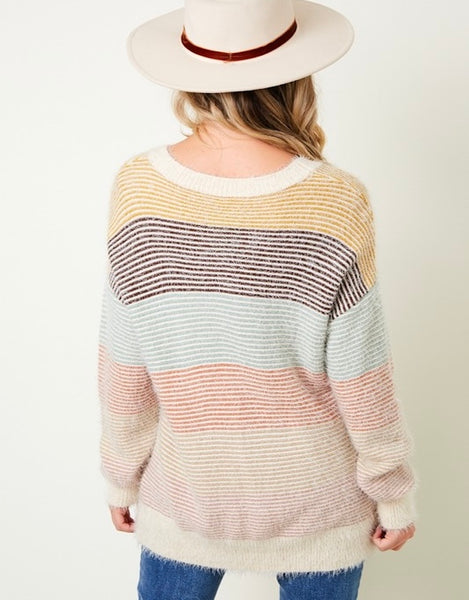 Walk The Line Sweater, Multi