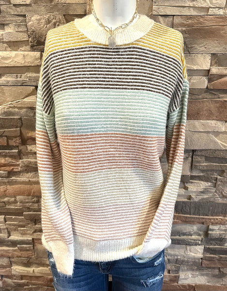 Walk The Line Sweater, Multi