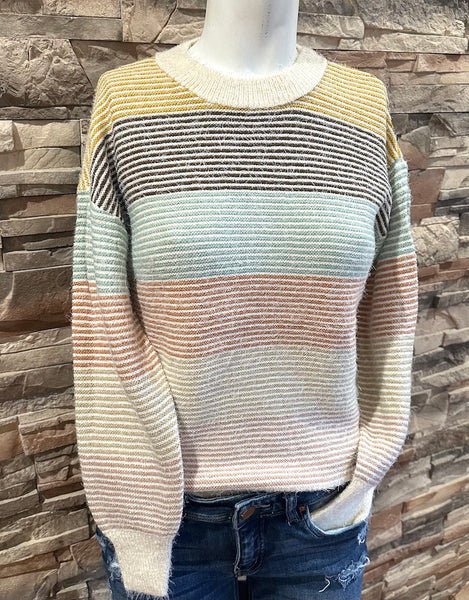 Walk The Line Sweater, Multi