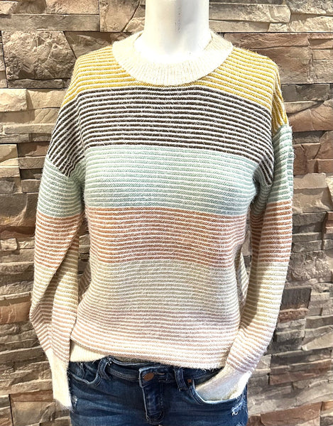 Walk The Line Sweater, Multi